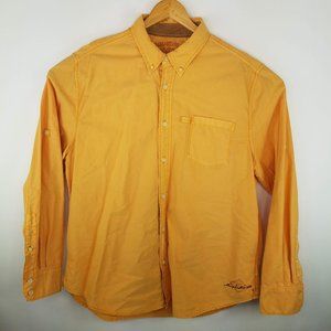 Margaritaville Mens Size XL Dark Yellow Shirt